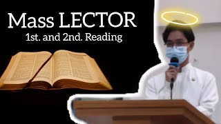 1st amp 2nd Reading  Mass Lector [upl. by Aihsenal]