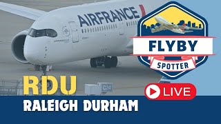 🔴 LIVE Raleigh Durham RDU Airport Plane Spotting  LIVE Plane Spotting [upl. by Singhal]