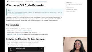 Managing Harness CDE with the Gitspaces VS Code Extension [upl. by Leta836]