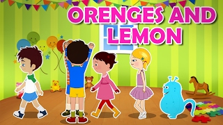 Oranges And Lemons Nursery Rhyme  Popular Nursery Rhymes With Max And Louie [upl. by Reace]