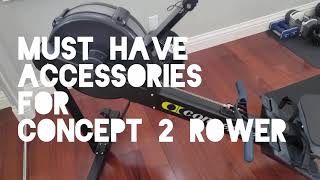 Must have ACCESSORIES for Concept 2 Rower BUTT CUSHION Rowing GLOVES [upl. by Andy979]