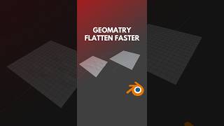 How To Flatten The Geometry in Blender [upl. by Ezra401]