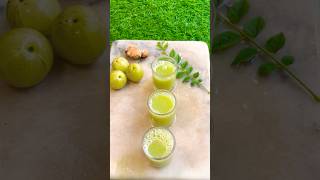 Amla shots for hairfall  Antioxidant drink for winteramlahairball benefitsofamlashortsyoutube [upl. by Atiekahs127]