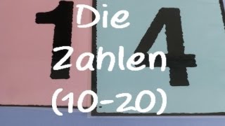 Learn German Die Zahlen 1020 [upl. by Racklin]