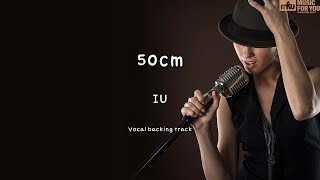 50cm  IU Instrumental amp Lyrics [upl. by Nayek187]