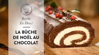 Recette de Noël  la Bûche De Noël au Chocolat [upl. by Galatia361]