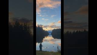 Alaska  Last Frontier alaskawildlife wildlife fishing eagles eagle sunset timelapse flute [upl. by Alauqahs257]