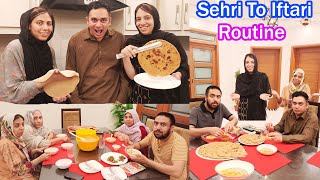 Amna Apne Bhai Ke Liye Sehri Me Special Parathy Bnane Ayi  Sehri To Iftari Routine  Momina Ali [upl. by Accebor]