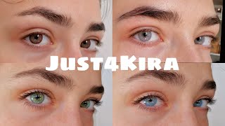 Customise your Eyes  Just4Kira Review [upl. by Melisande973]