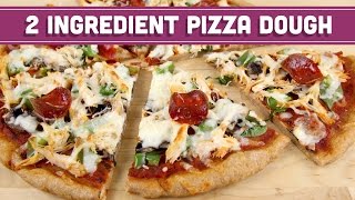 2 Ingredient Pizza Dough Healthy Pizza and Breadsticks  Mind Over Munch [upl. by Tyson]