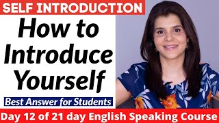 How to Introduce Yourself in English  Self Introduction for SchoolCollege Students  ChetChat [upl. by Blumenfeld]