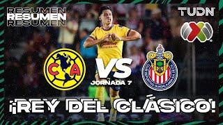 HIGHLIGHTS  América vs Chivas  Liga Mx AP2024  J7  TUDN [upl. by Schear]