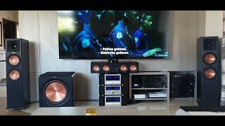 Klipsch 714 3xadvance acoustics onkyo rz830 [upl. by Merth]