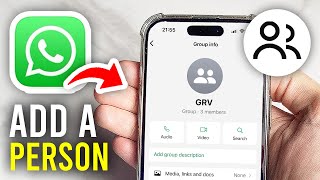 How To Add People To WhatsApp Group  Full Guide [upl. by Ardnuassac]