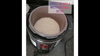 Como hacer arroz blanco en la olla multifuncional oster [upl. by Saerdna]