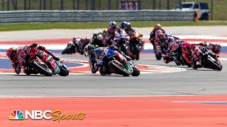 MotoGP Americas Grand Prix  EXTENDED HIGHLIGHTS  41623  Motorsports on NBC [upl. by Ahtimat596]