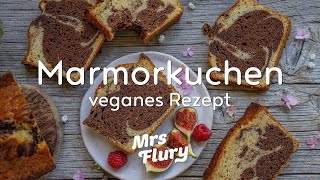 Marmorkuchen  veganes Rezept [upl. by Htidra]