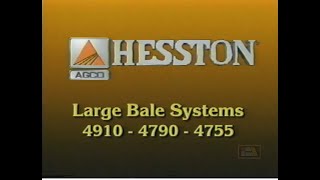 AGCO HESSTON HESSTON LARGE BALE SYSTEMS 4910 4790 4755 BALERS [upl. by Franci]