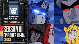 Episodes 1 to 4 Omnibus Edition  Transformers Generation 1  Season 1  Hasbro Pulse [upl. by Nwahsuq]