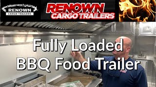 🔥🔥🔥 Fully loaded TURNKEY BBQ Food Trailer  Mobile Business  Trailer Conversion Ideas [upl. by Anamor]