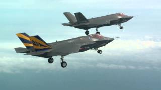 F35C Formation Flight [upl. by Emaj]