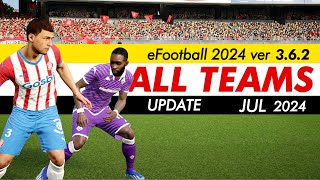 Cara Membuka Semua Tim Di eFootball 2024 PC Versi 362 Update Juli 2024 [upl. by Apilef]