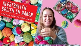 NIEUW BOEK Kerstballen Breien en Haken [upl. by Yahsed]