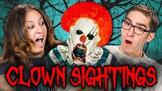 PARENTS REACT TO CREEPY CLOWN SIGHTINGS COMPILATION [upl. by Marianne]