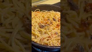 Delicious but Simple Spaghetti with sardines in chilli oil 😋😋😋 [upl. by Artair681]