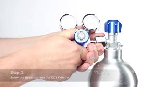 CO2Art Aquarium Dual Stage Regulator Installation Tutorial [upl. by Ydnes]