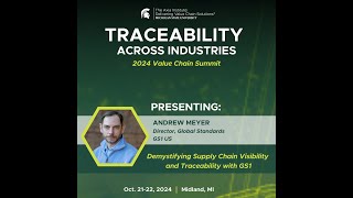 Demystifying Supply Chain Visibility and Traceability with GS1 [upl. by Tobie]