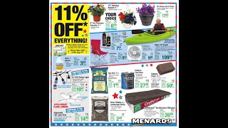 Menards 11 OFF Everything Free After Rebates Deals and Sale Ad 0622202207042022 Tools [upl. by Flavio]