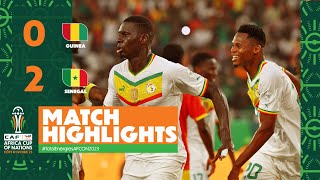 HIGHLIGHTS  Guinea 🆚 Senegal TotalEnergiesAFCON2023  MD3 Group C [upl. by Sakmar792]