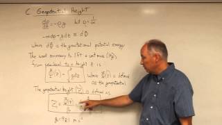 Lecture 3 Geopotential Height Equation [upl. by Harrow114]