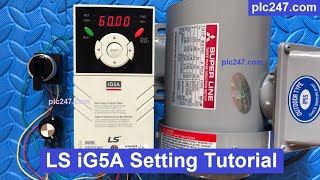 Tutorial LSiG5A VFD Setting [upl. by Eisso460]