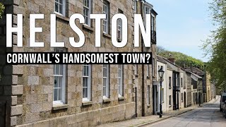 HELSTON Walking Tour  Cornwalls handsomest town 4K video [upl. by Uoliram]