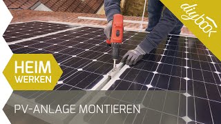 PV Anlage montieren  Aufdachmontage selber machen [upl. by Ohaus952]