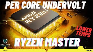 Ryzen Master Simple Undervolt  Lower Temps  Increase Performance  5000 amp 7000 Series CPU [upl. by Ardek]