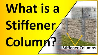 What is a Stiffener column  Quick explanation [upl. by Hoj871]