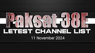 paksat MM1 38e letest Channel list update today  Paksat mm1 new update  freedishdthsystem [upl. by Iluj]