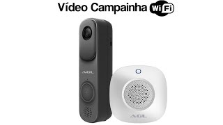 Vídeo Campainha WIFi AGL [upl. by Doll]