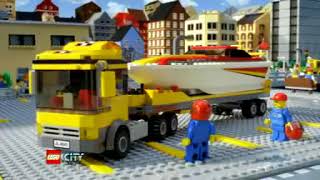 LEGO 4643 Power Boat Transporter  LEGO City [upl. by Zevahc]