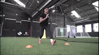 Deceleration training for football [upl. by Anyat]