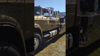 Coolest tow rig Dodge D600 ramp truck and 65 Dodge SFX Drag race car [upl. by Clayton]