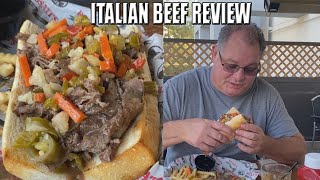 Italian Beef Review  Rosatis Pizza  Temecula CA [upl. by Erskine271]