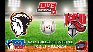 KCU vs Milligan  NAIA College Baseball  LIVE  Kool TV  22424 [upl. by Otreblanauj]