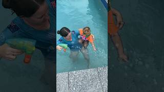 Water Familiarisation For Toddlers Learning To Swim toddler swimmingpool 2yearsold swim learn [upl. by Micah14]