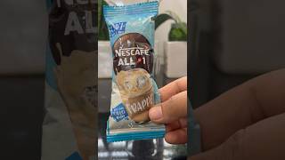 Trying Nescafe frappe coffee😁🤪coffee coffeetime frappe nescafe nescafecoffee [upl. by Ranice]