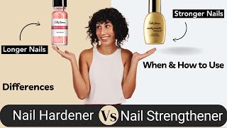 Nail Strengthener vs Nail Hardener Which One to Use [upl. by Ahsirahc]