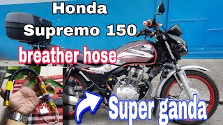 HONDA SUPREMO 150 NICE TO CONVERT BREATHER HOSE SUPER GANDA✌️😘 [upl. by Letnuahs664]